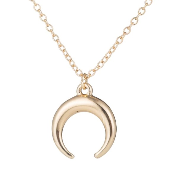 ❤️ 3/$30 Dainty Crescent Horn Necklace - Picture 4 of 7